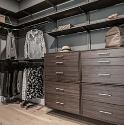 adjustable closet shelving- custom closets las vegas- freedomrail